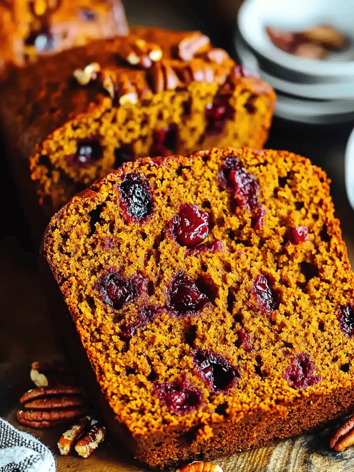 Cranberry Pecan Pumpkin Bread for a Cozy Fall Treat 5 Cranberry Pecan Pumpkin Bread
