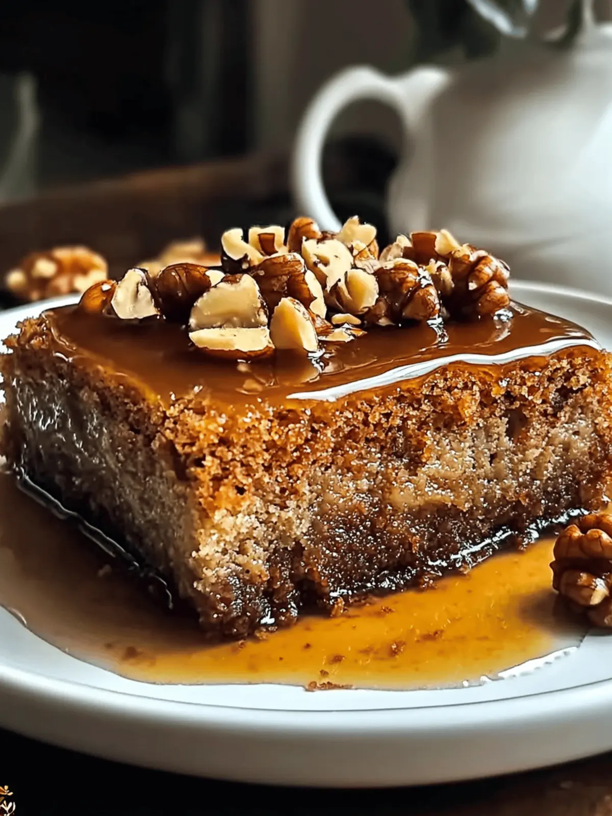 Delicious Greek Walnut Cake (Karithopita) You'll Adore 3 Greek Walnut Cake (Karithopita)