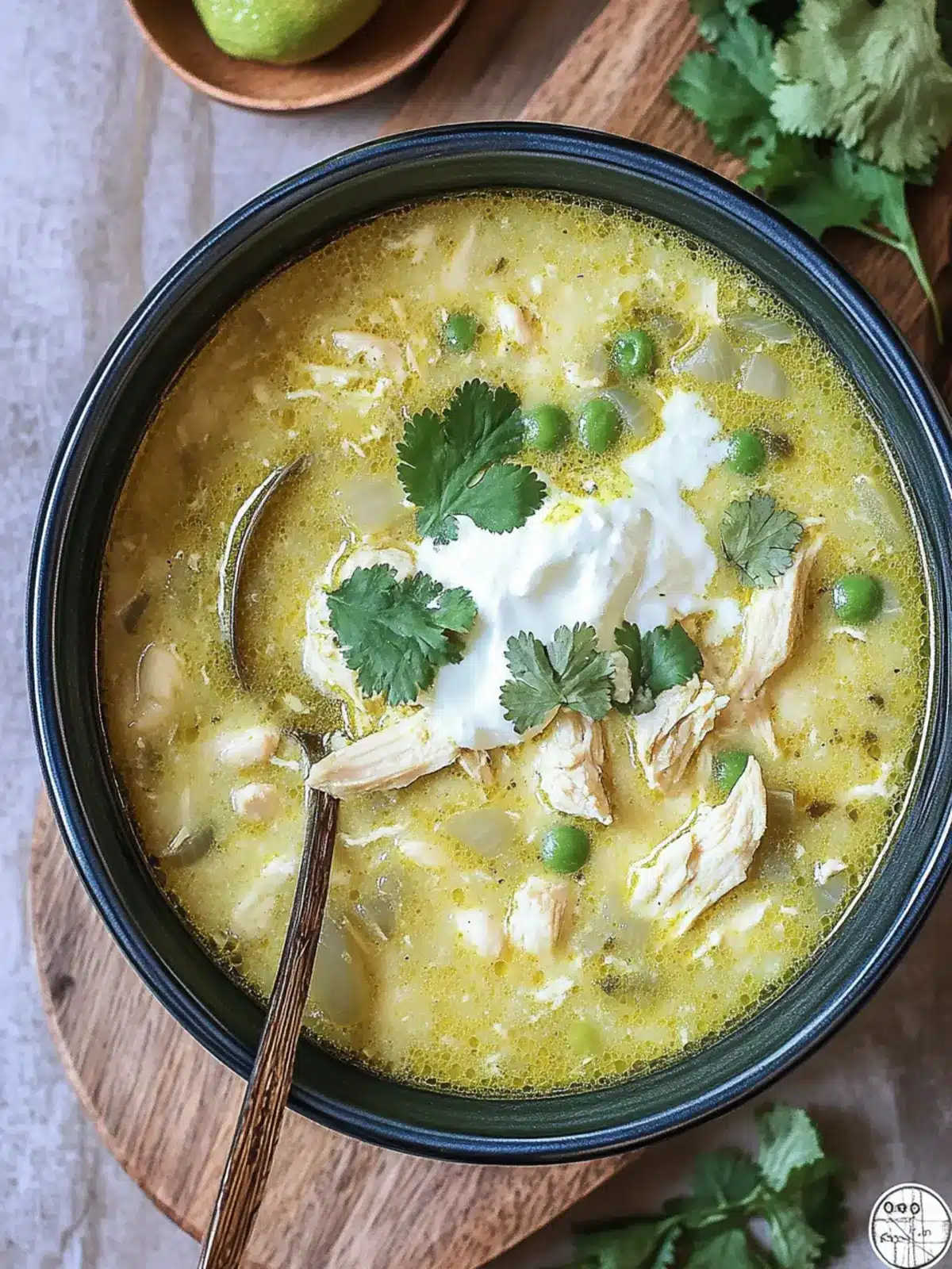 Creamy Green Enchilada Chicken Soup for Cozy Nights In 2 Creamy Green Enchiladas Chicken Soup