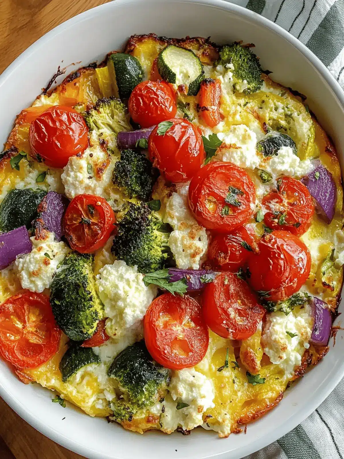 High-Protein Veggie Bake with Cottage Cheese You’ll Love! 2 High-Protein Veggie Bake with Cottage Cheese