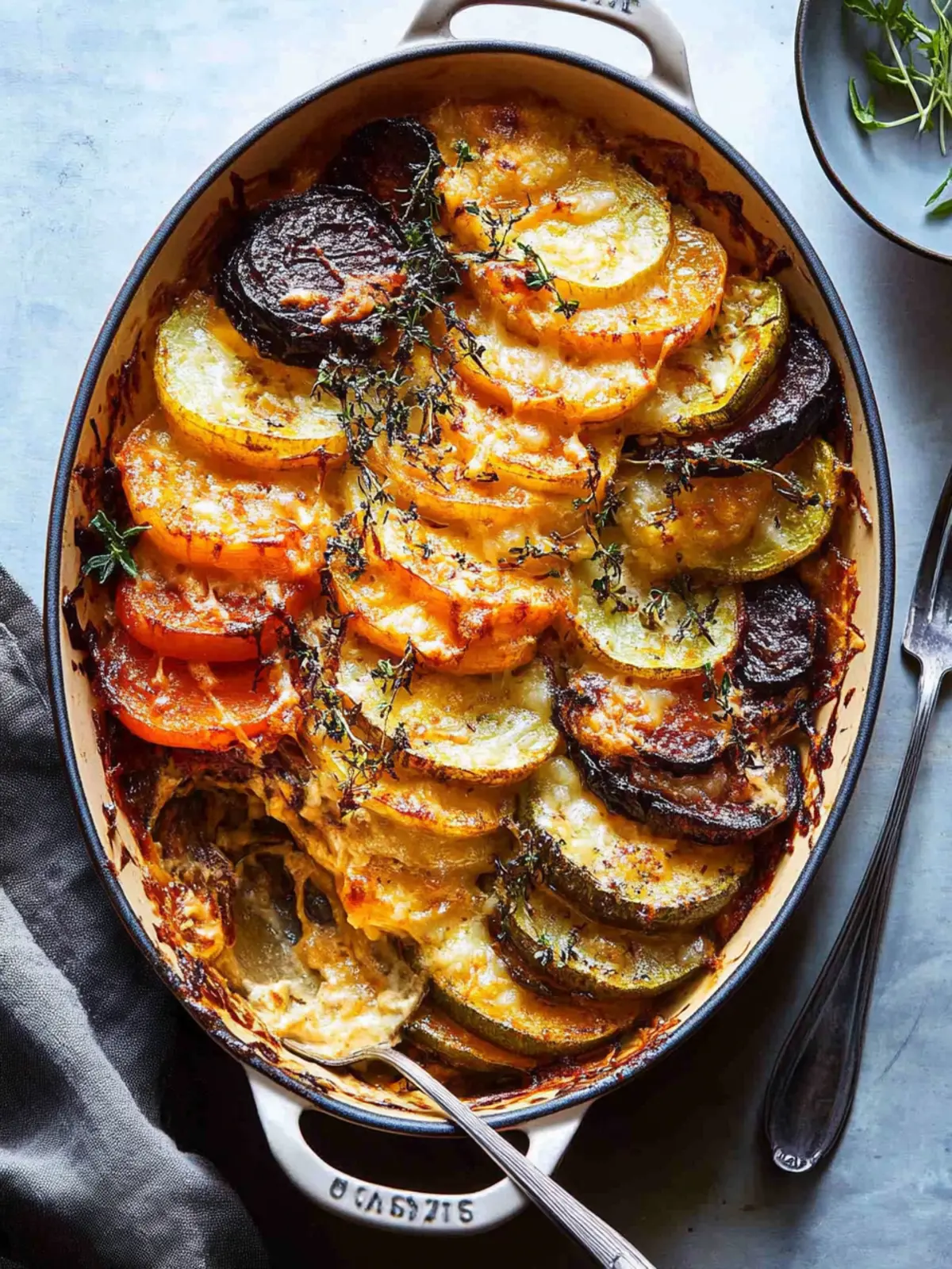 Cheesy Root Vegetable Gratin: A Cozy Holiday Delight 5 Cheesy Root Vegetable Gratin