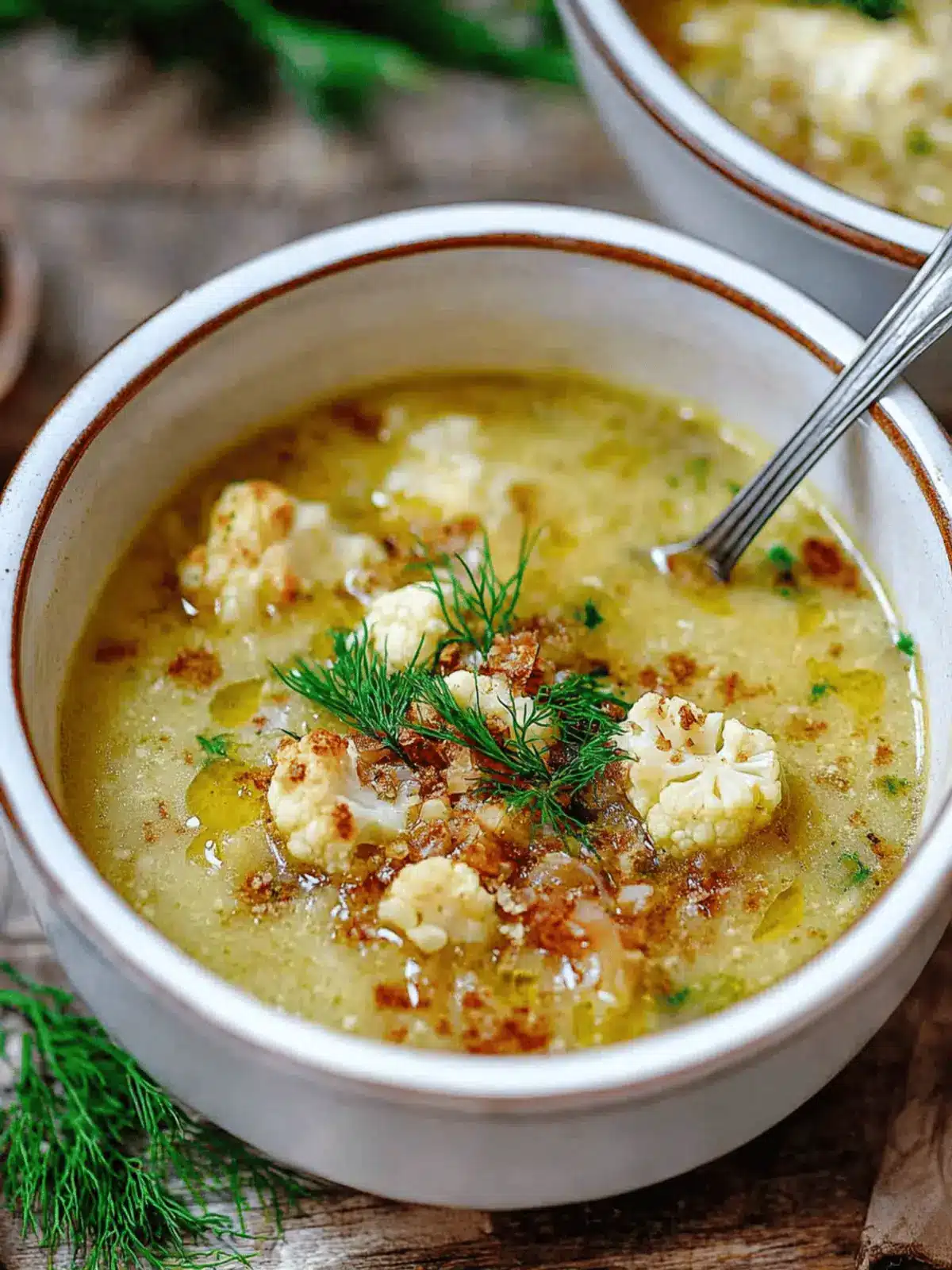 Hearty Roasted Cauliflower Soup: Comfort in Every Bowl 4 Roasted Cauliflower Soup