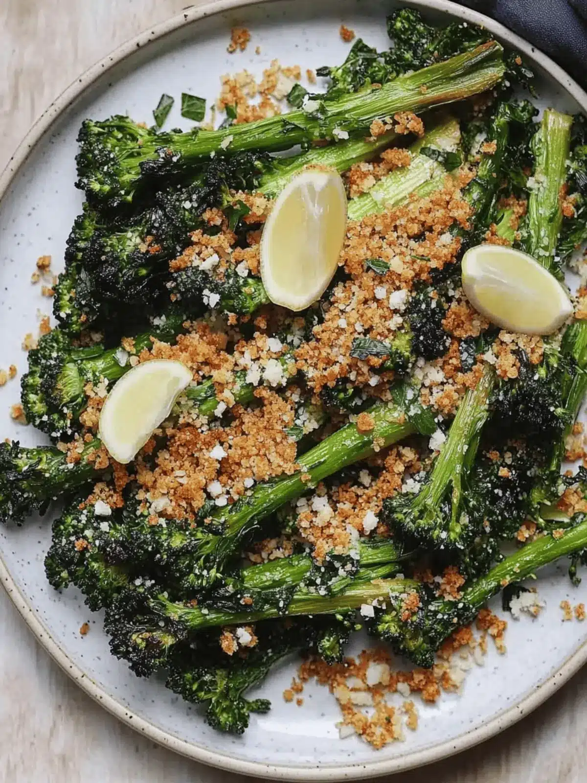 Savory Roasted Broccolini with Garlicky Breadcrumbs Bliss 5 Roasted Broccolini with Garlicky Breadcrumbs