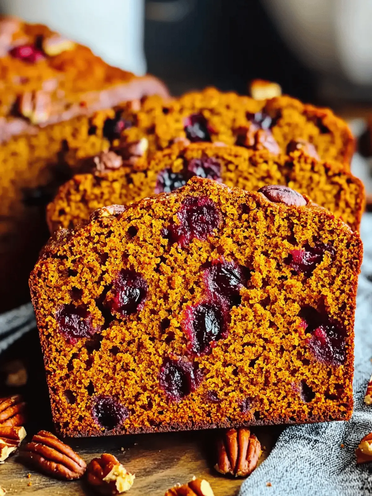 Cranberry Pecan Pumpkin Bread for a Cozy Fall Treat 3 Cranberry Pecan Pumpkin Bread