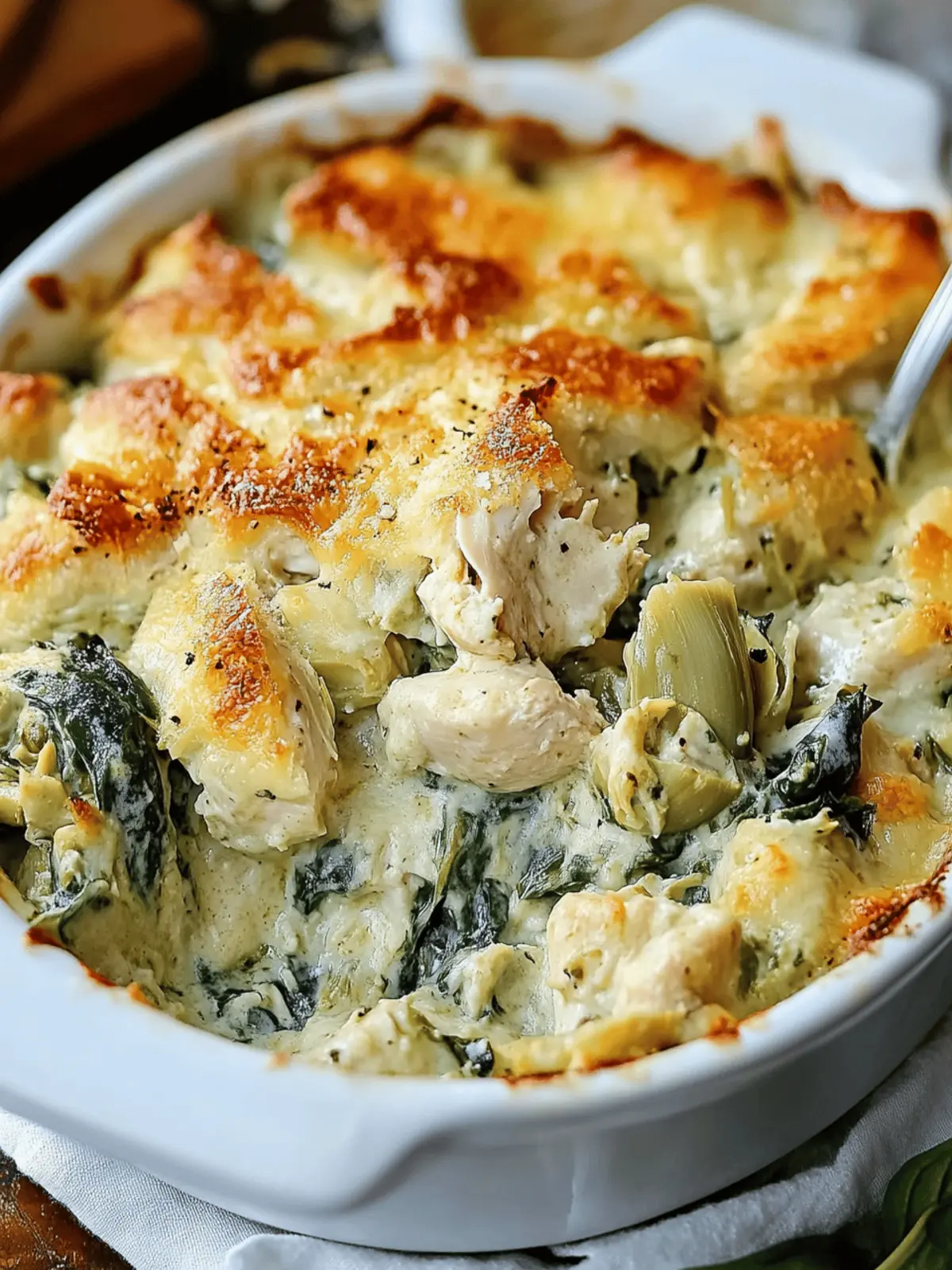 Spinach and Artichoke Chicken Casserole: Cozy Comfort Food 5 Spinach and Artichoke Chicken Casserole