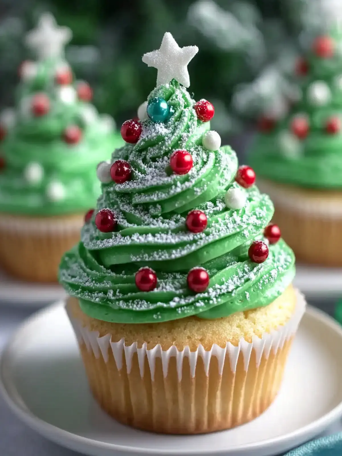 Delicious Christmas Tree Cupcakes for a Festive Family Treat 2 Christmas Tree Cupcakes