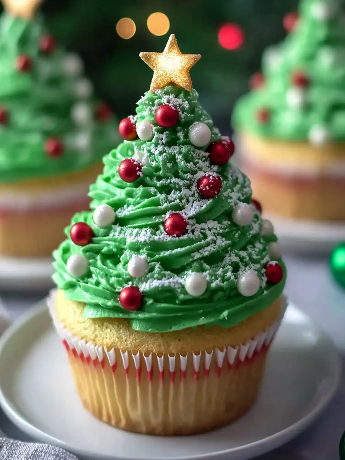 Delicious Christmas Tree Cupcakes for a Festive Family Treat 3 Christmas Tree Cupcakes
