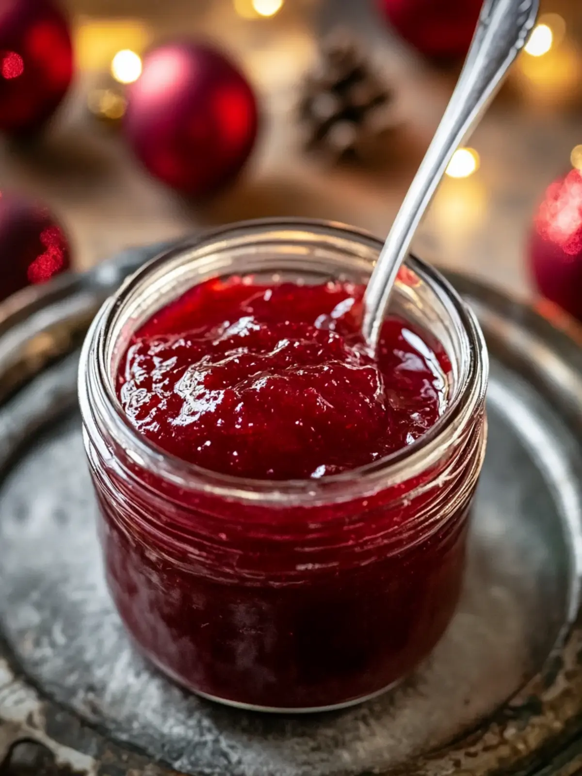 Easy Christmas Jam Recipe: Spiced Strawberries & Cranberries 2 Easy Christmas Jam Recipe