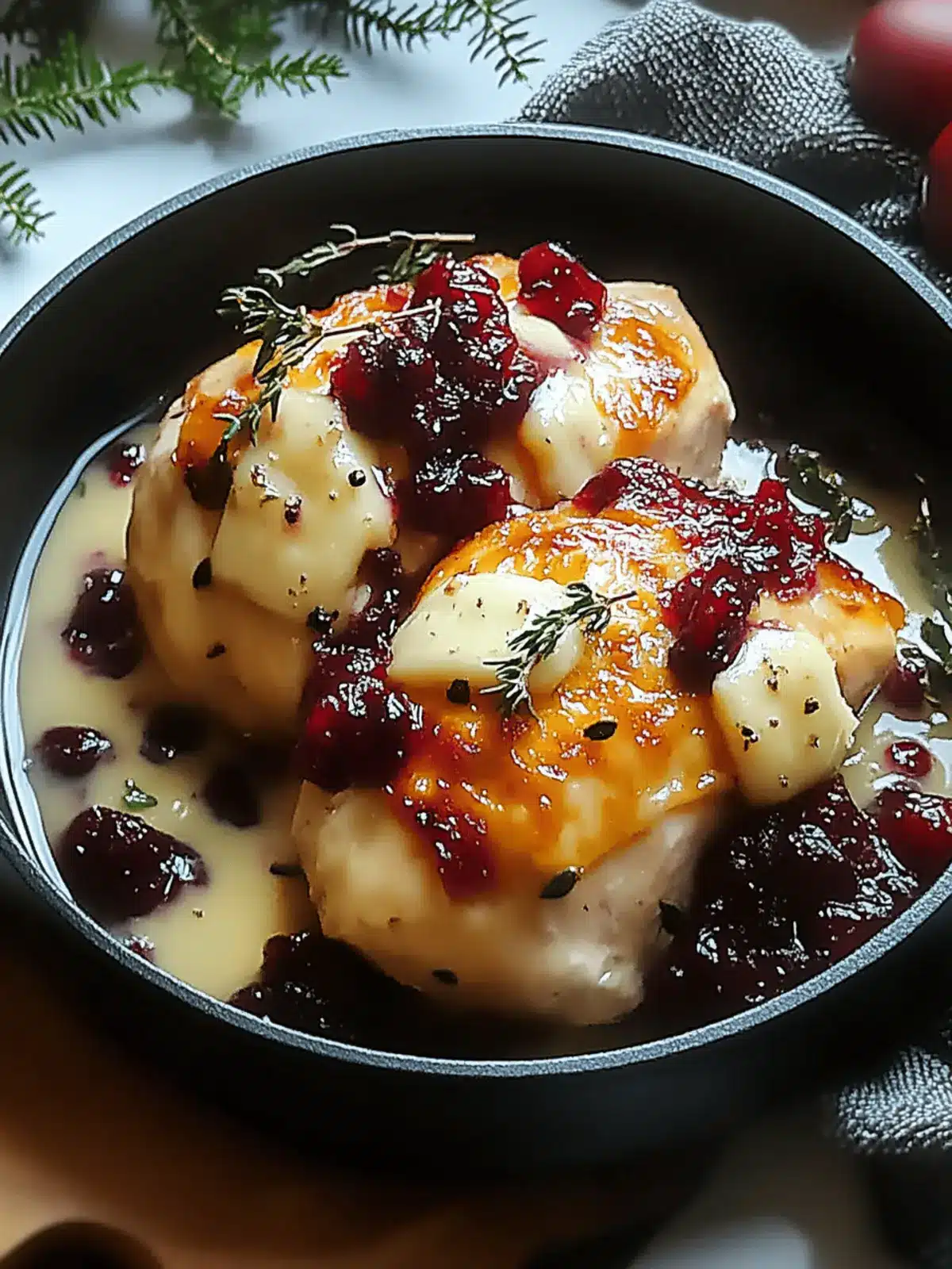 Cranberry Brie Stuffed Chicken for Unforgettable Holiday Dinners 5 Cranberry Brie Stuffed Chicken