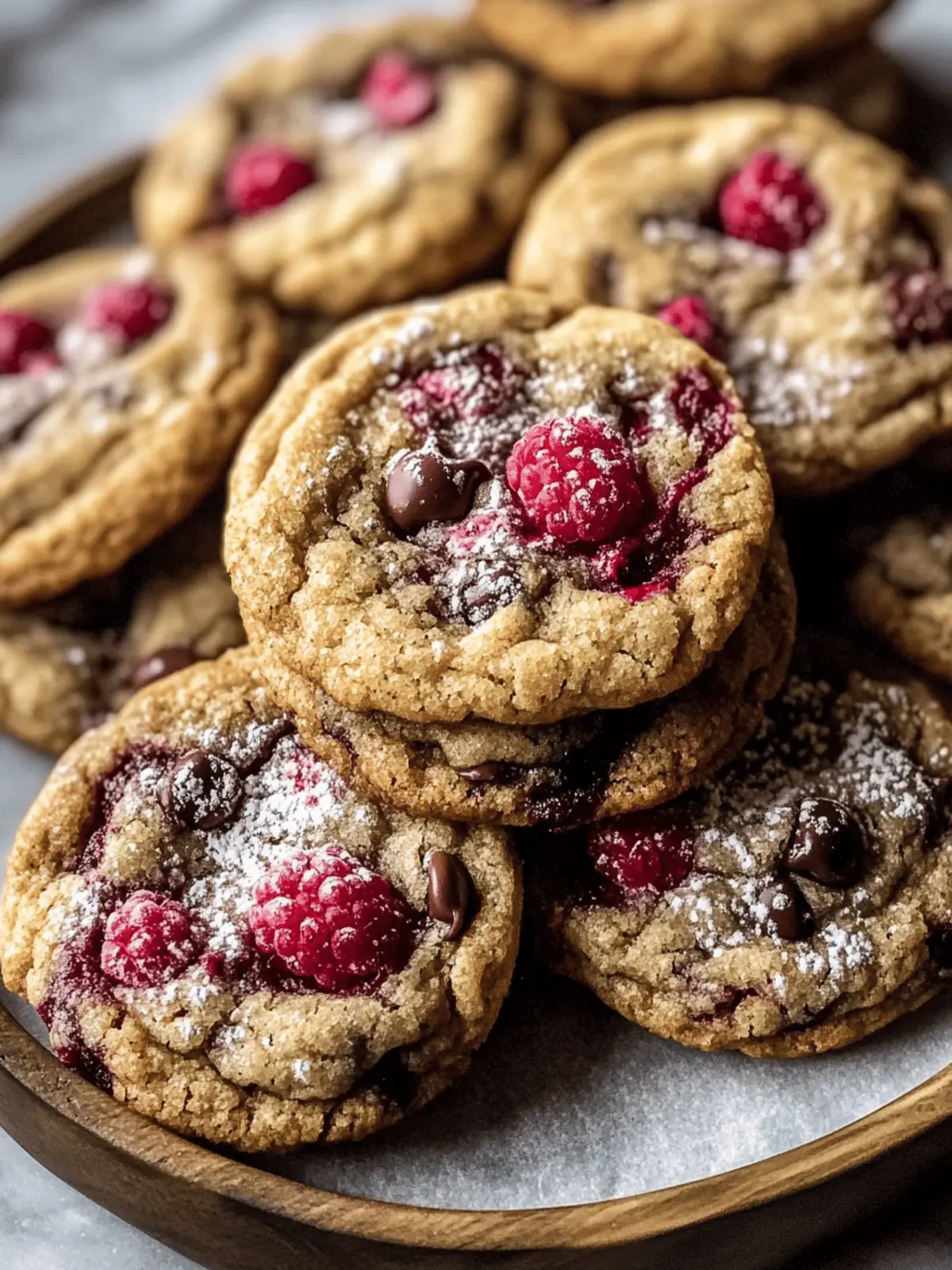 Irresistible Brown Butter Raspberry Chocolate Chip Cookies Recipe 5 Brown Butter Raspberry Chocolate Chip Cookies