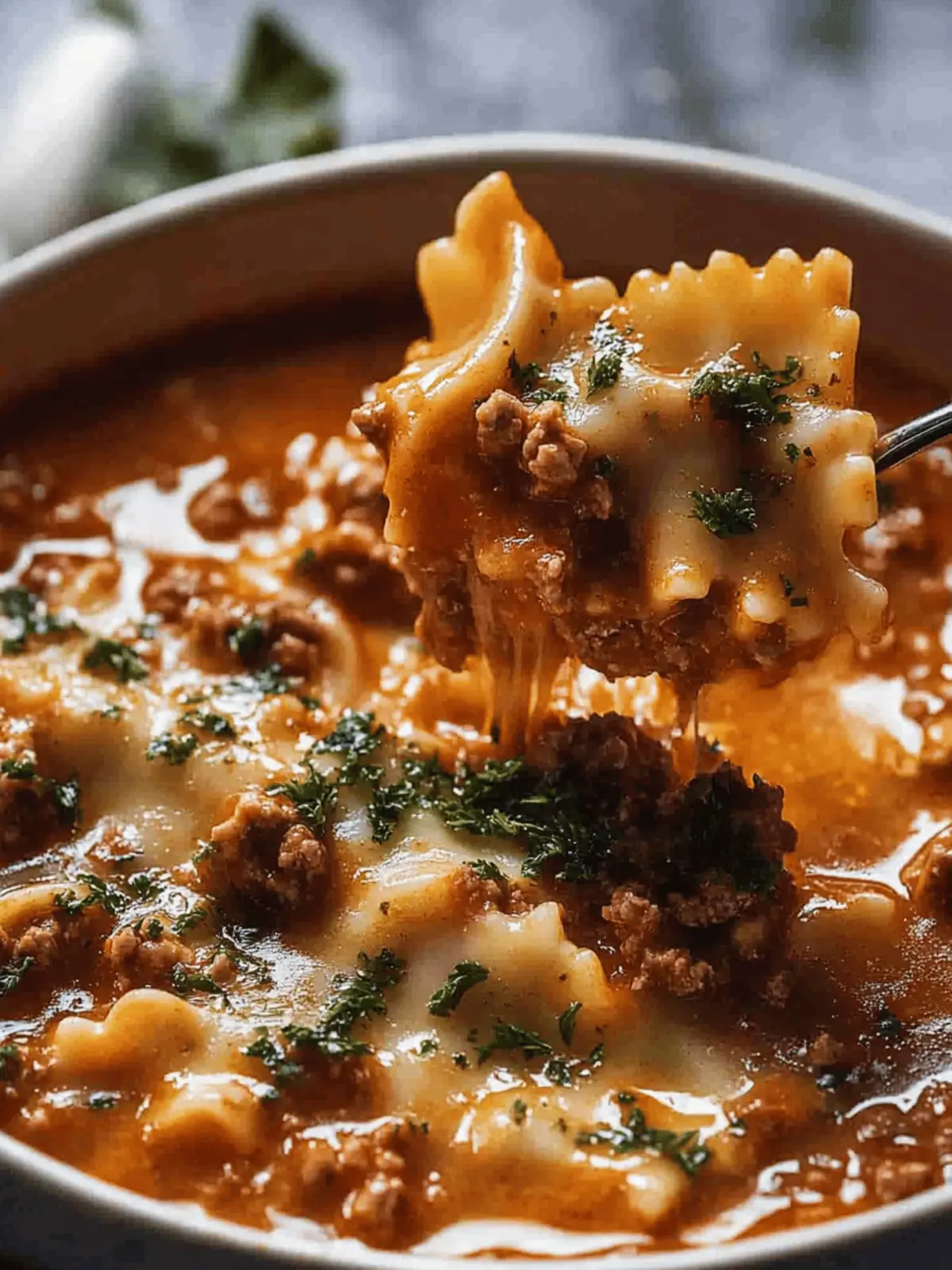 Mouthwatering One Pot Lasagna Soup for Cozy Family Nights 4 Mouthwatering One Pot Lasagna Soup