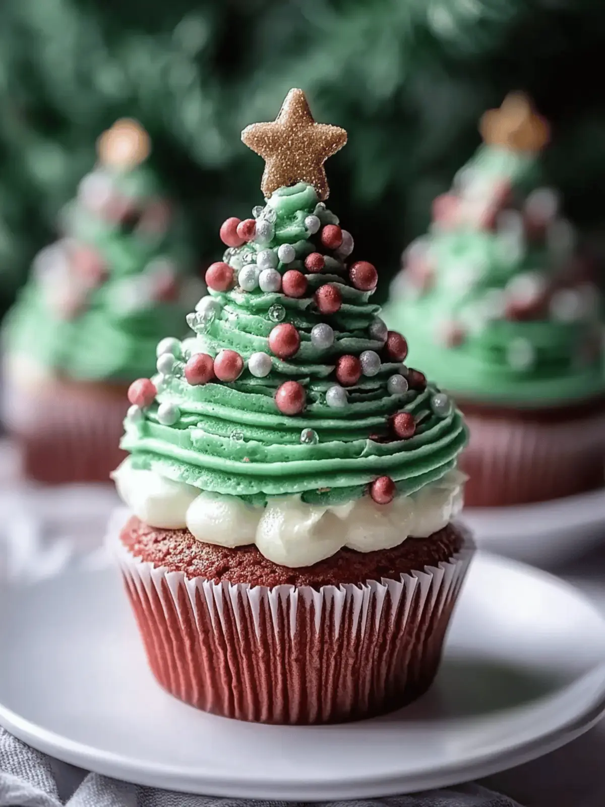 Delightful Christmas Tree Cupcakes to Spark Holiday Joy 2 Christmas Tree Cupcake