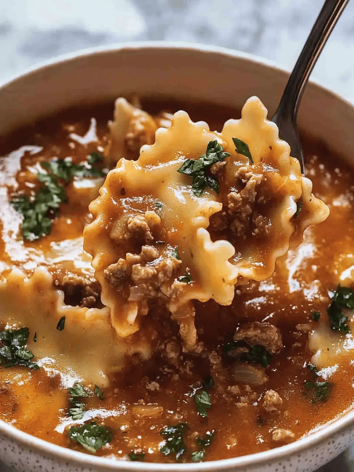 Mouthwatering One Pot Lasagna Soup for Cozy Family Nights 5 Mouthwatering One Pot Lasagna Soup