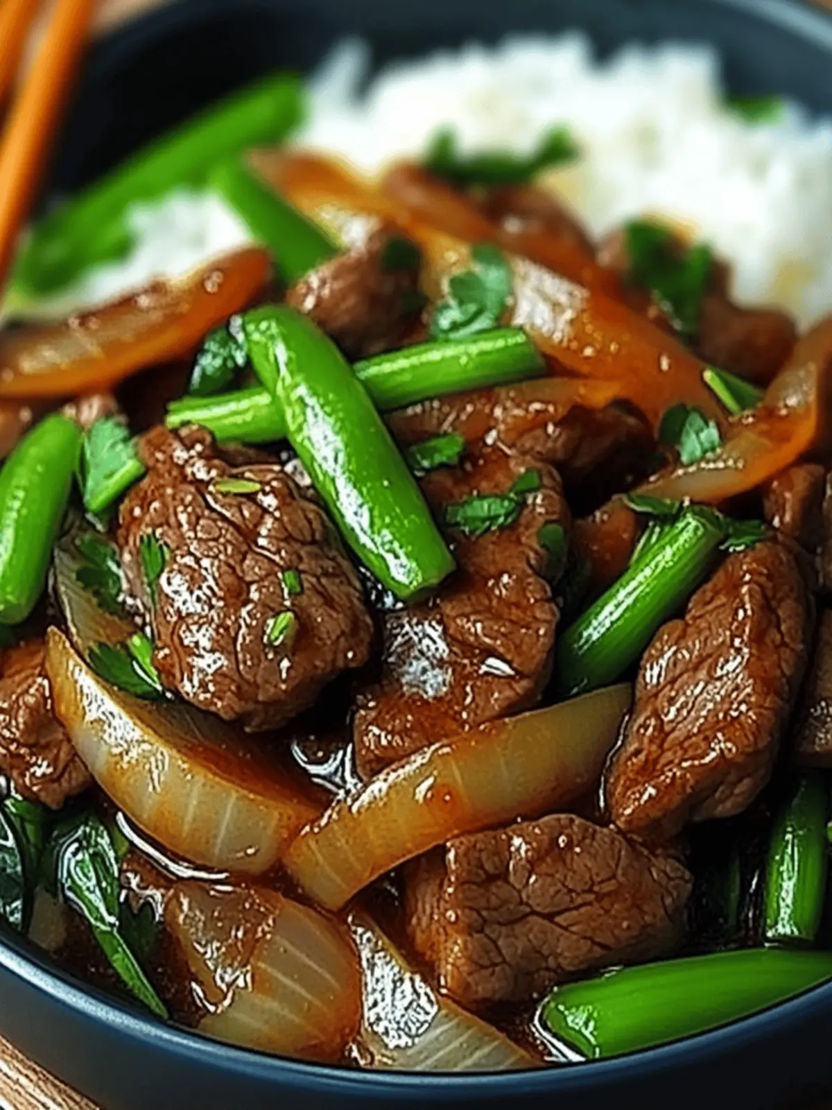 Savory Chinese Beef and Onion Stir Fry in Under 25 Minutes 4 Chinese Beef and Onion Stir Fry