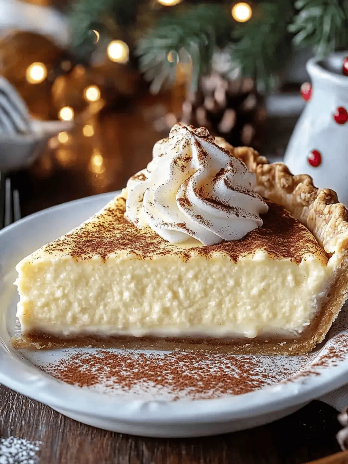 Cozy Up with Christmas Eve Cinnamon-Vanilla Custard Pie 4 Christmas Eve Cinnamon-Vanilla Custard Pie