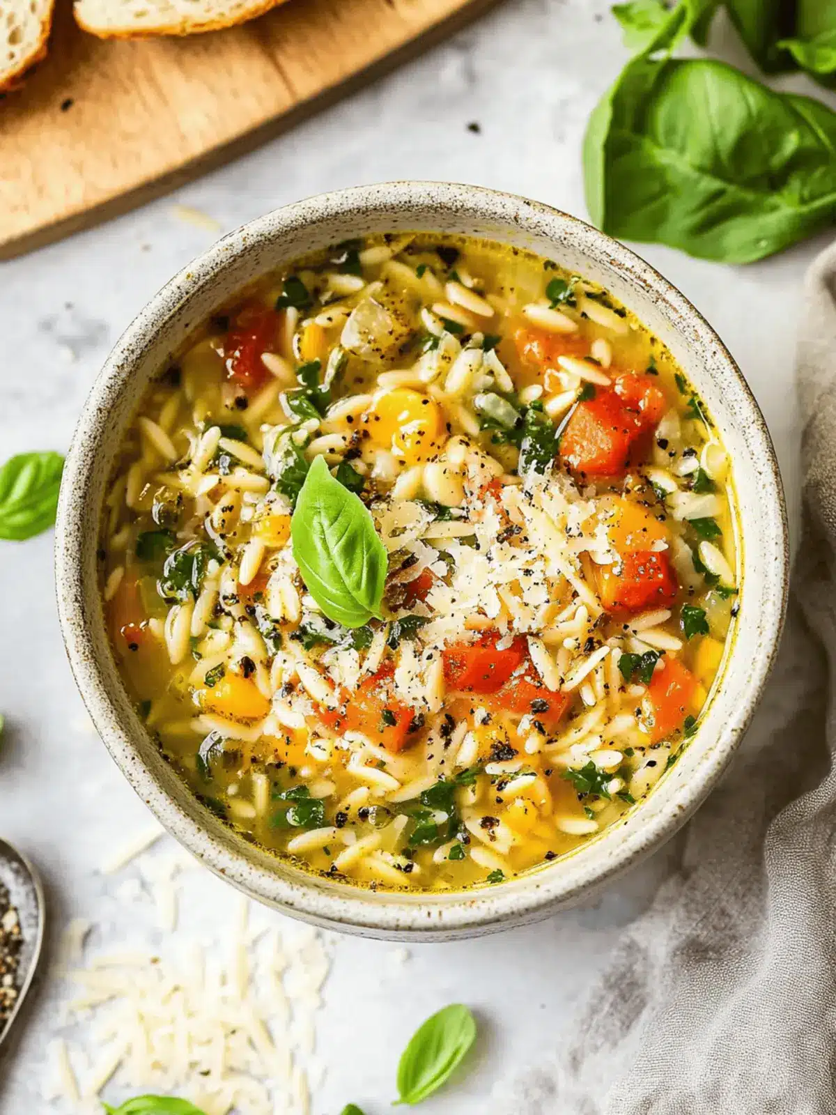 Delicious Mediterranean Orzo Soup to Brighten Your Day 4 Mediterranean Orzo Soup