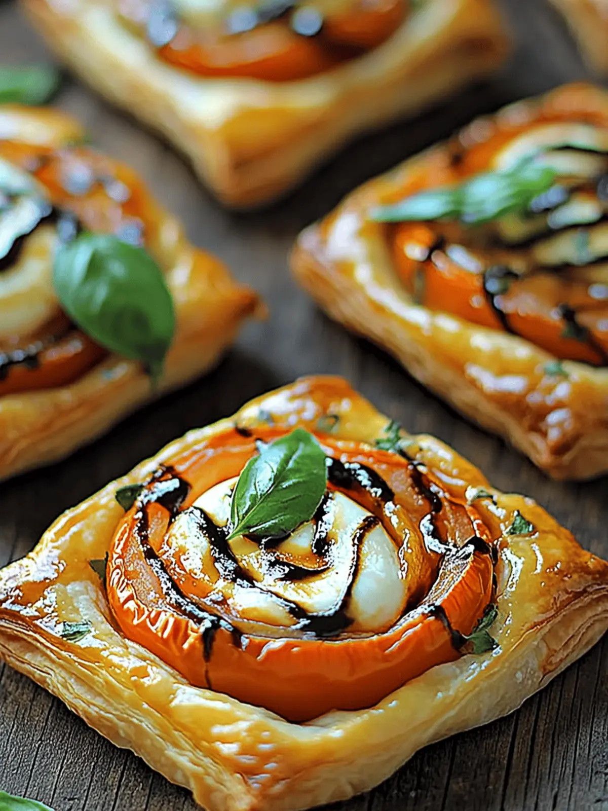 Delicious Tomato Mozzarella Puff Pastry Tarts You’ll Love 3 Tomato Mozzarella Puff Pastry Tarts