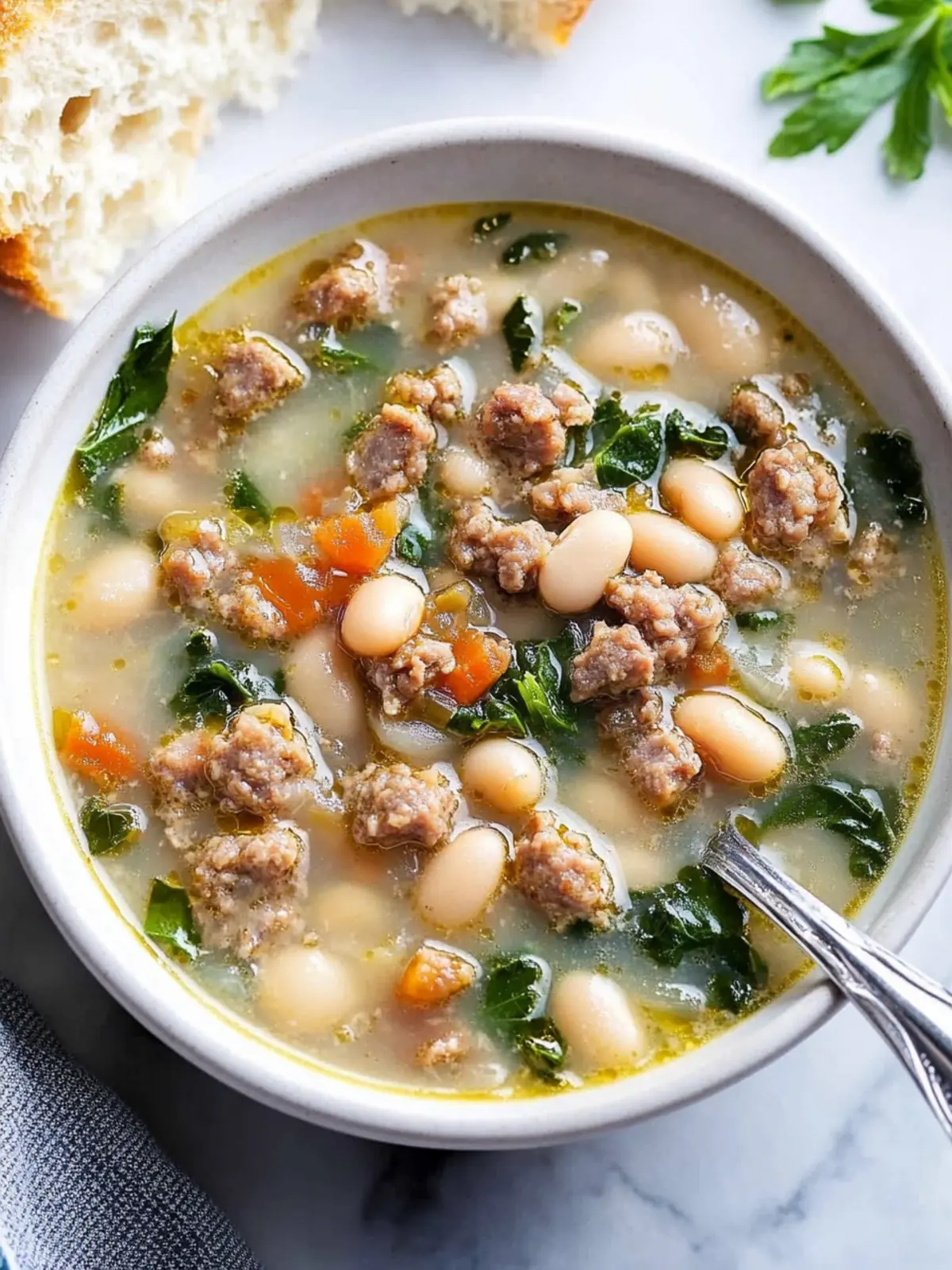 Cozy Up with Delicious Sausage and White Bean Soup Tonight 5 Sausage and White Bean Soup