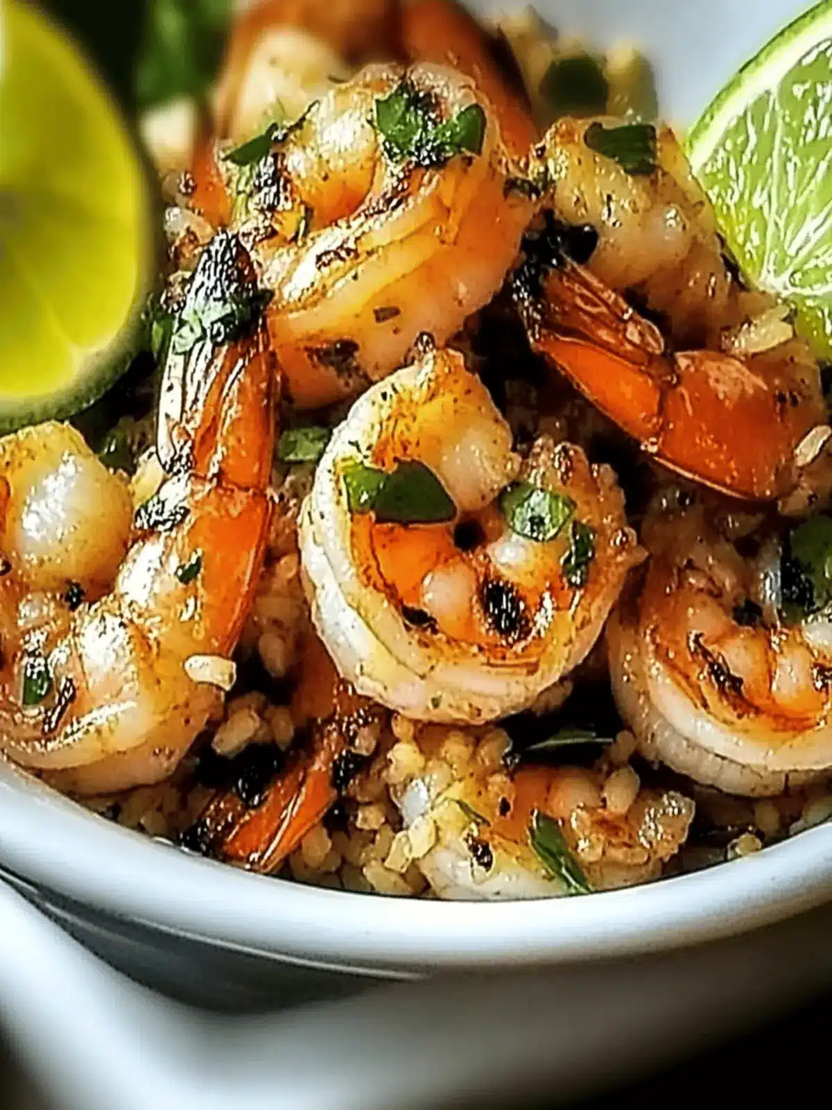 Savor Thai Chili Lemongrass Grilled Shrimp & Lime Fried Rice 5 Thai Chili Lemongrass Grilled Shrimp with Sweet Basil & Lime Fried Rice