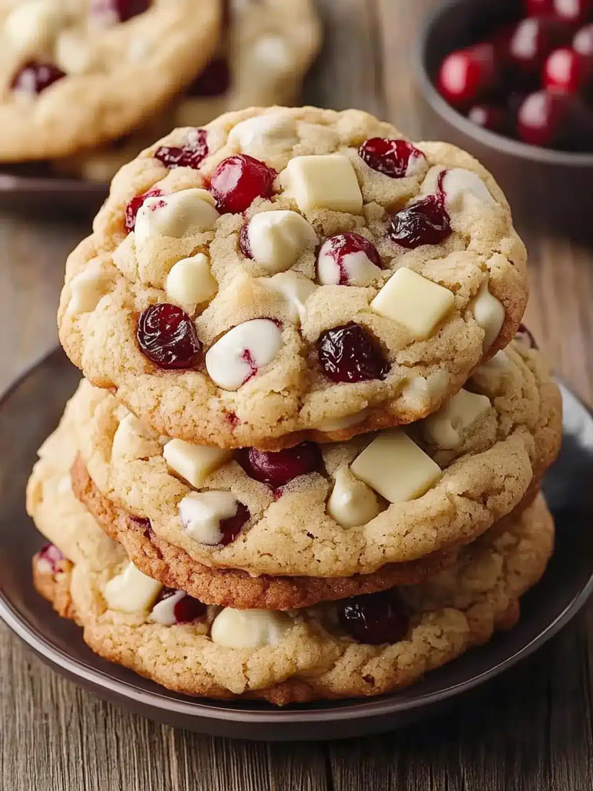 Soft White Chocolate Cranberry Cookies with a Zesty Boost 3 White Chocolate Cranberry Cookies