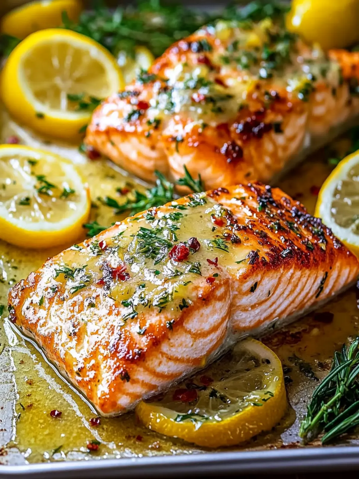Sheet Pan Lemon Garlic Butter Salmon with Veggies Made Easy 5 Sheet Pan Lemon Garlic Butter Salmon with Veggies