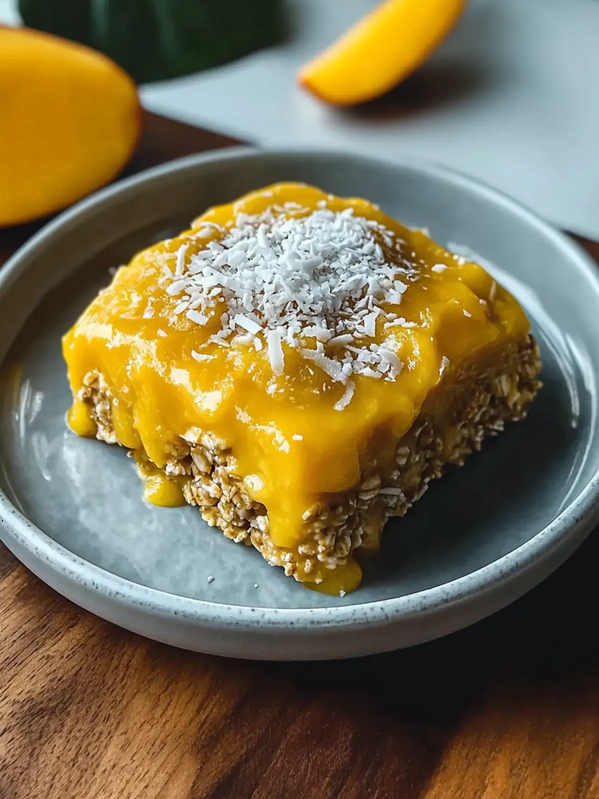 Mango Coconut Baked Oats for a Tropical Breakfast Bliss 2 Mango Coconut Baked Oats