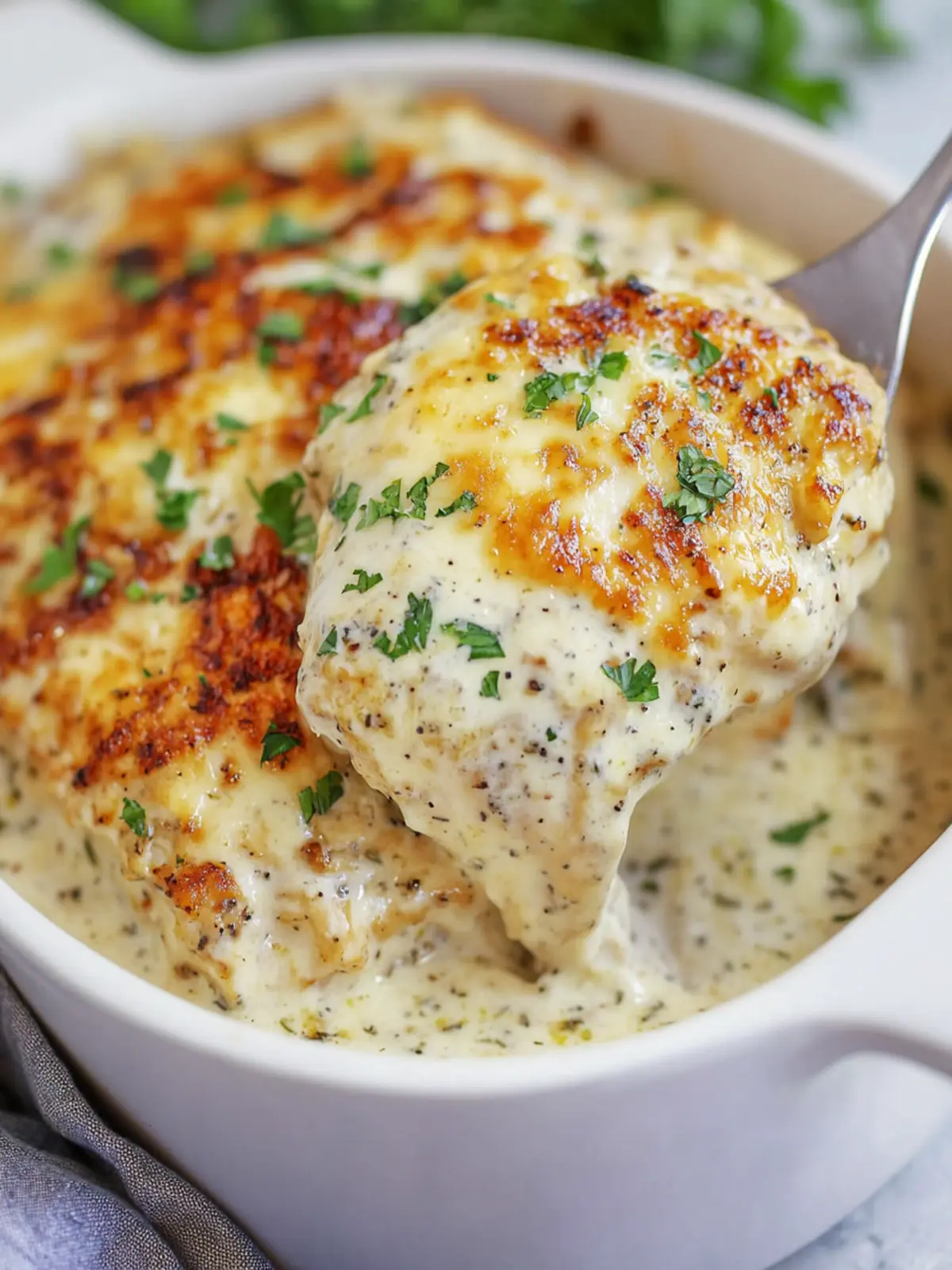 Smothered Cheesy Sour Cream Chicken: Comfort Food Bliss 3 Smothered Cheesy Sour Cream Chicken