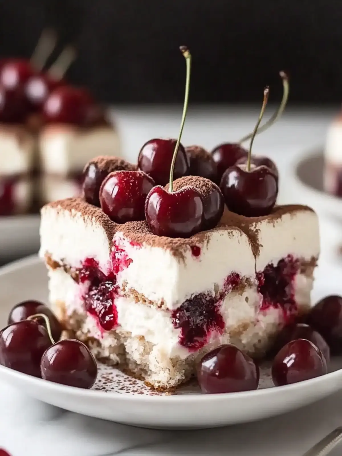 Cherry Amaretto Tiramisu: A Summer Delight to Savor 2 Cherry Amaretto Tiramisu