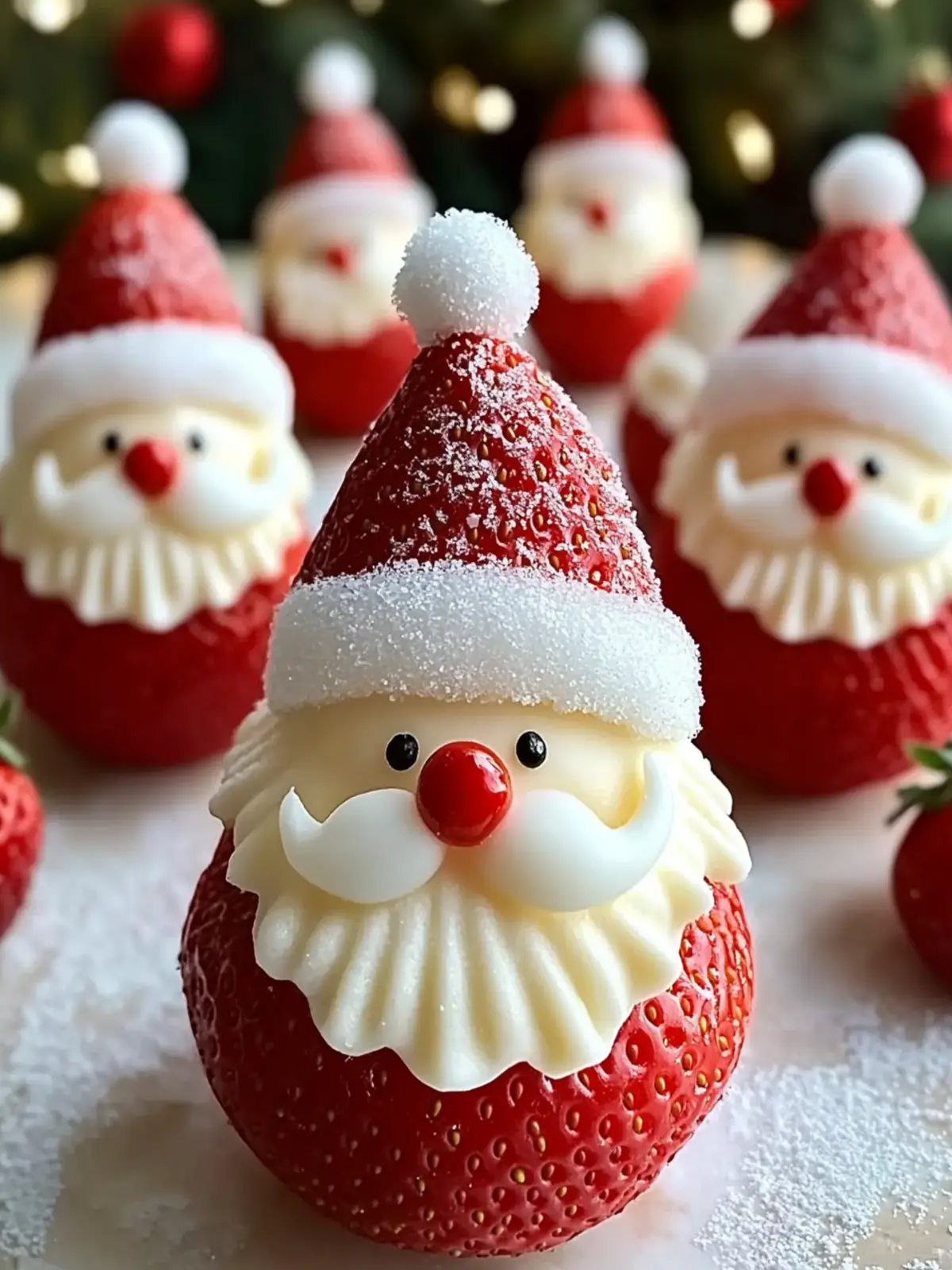 Cute No-Bake Strawberry Santas for Your Festive Celebrations 5 No-Bake Strawberry Santas