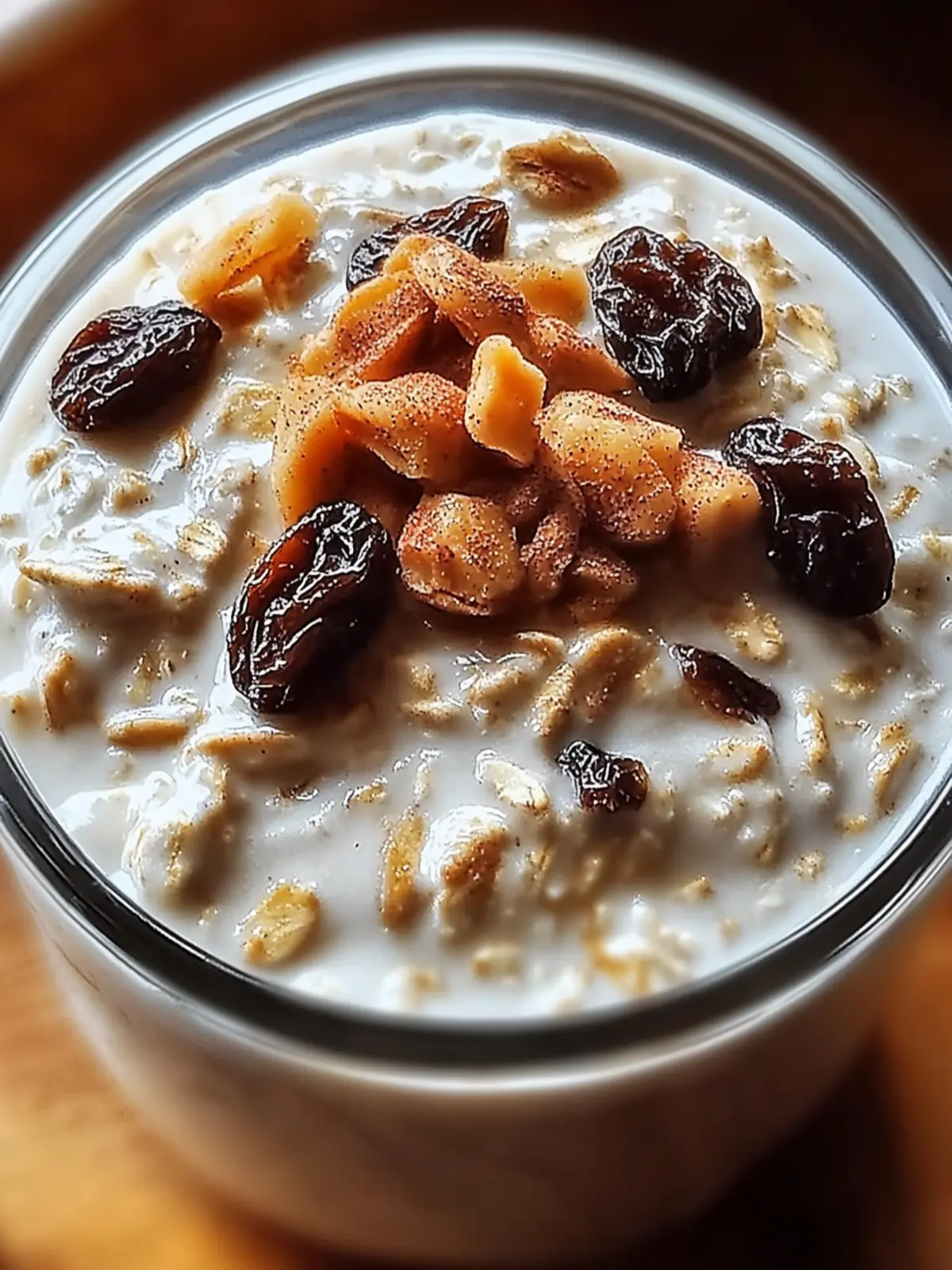 Delicious Cinnamon Raisin Overnight Oats for Busy Mornings 5 Cinnamon Raisin Overnight Oats