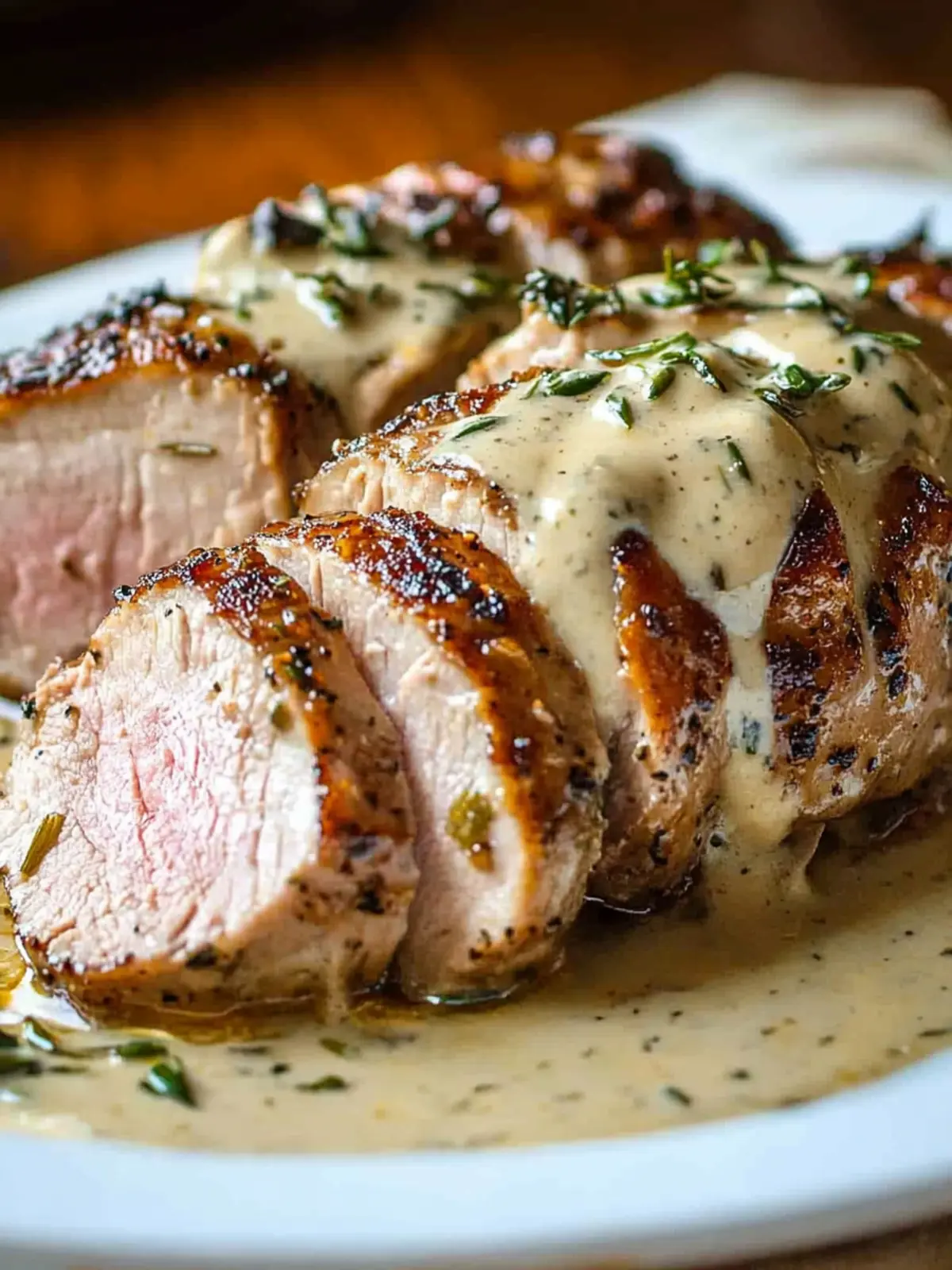 Best-Ever Pork Tenderloin with Dijon Cream Sauce Made Easy 2 Best-Ever Pork Tenderloin with Dijon Cream Sauce
