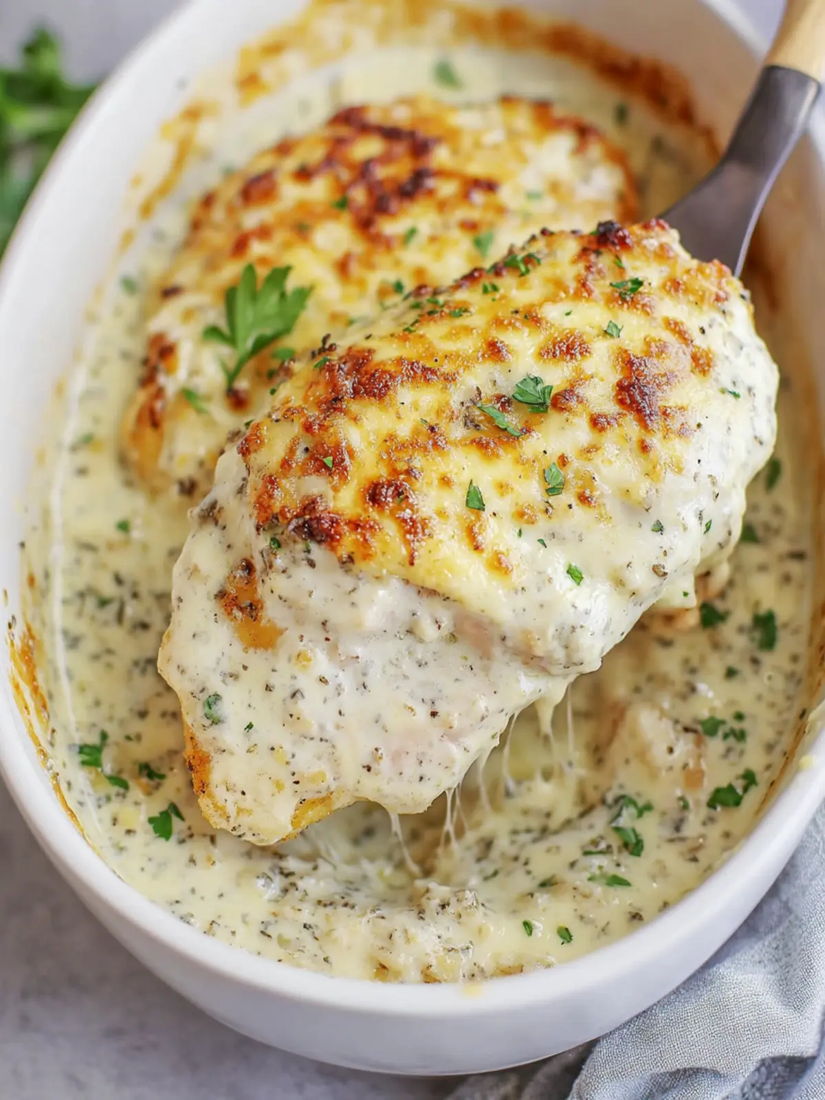 Smothered Cheesy Sour Cream Chicken: Comfort Food Bliss 2 Smothered Cheesy Sour Cream Chicken