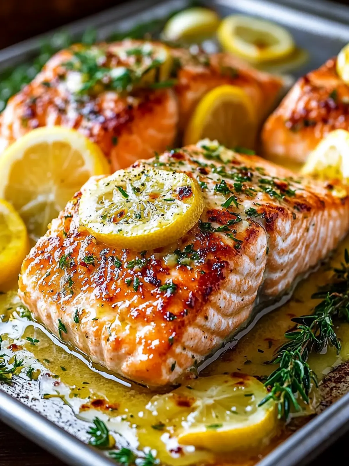 Sheet Pan Lemon Garlic Butter Salmon with Veggies Made Easy 4 Sheet Pan Lemon Garlic Butter Salmon with Veggies