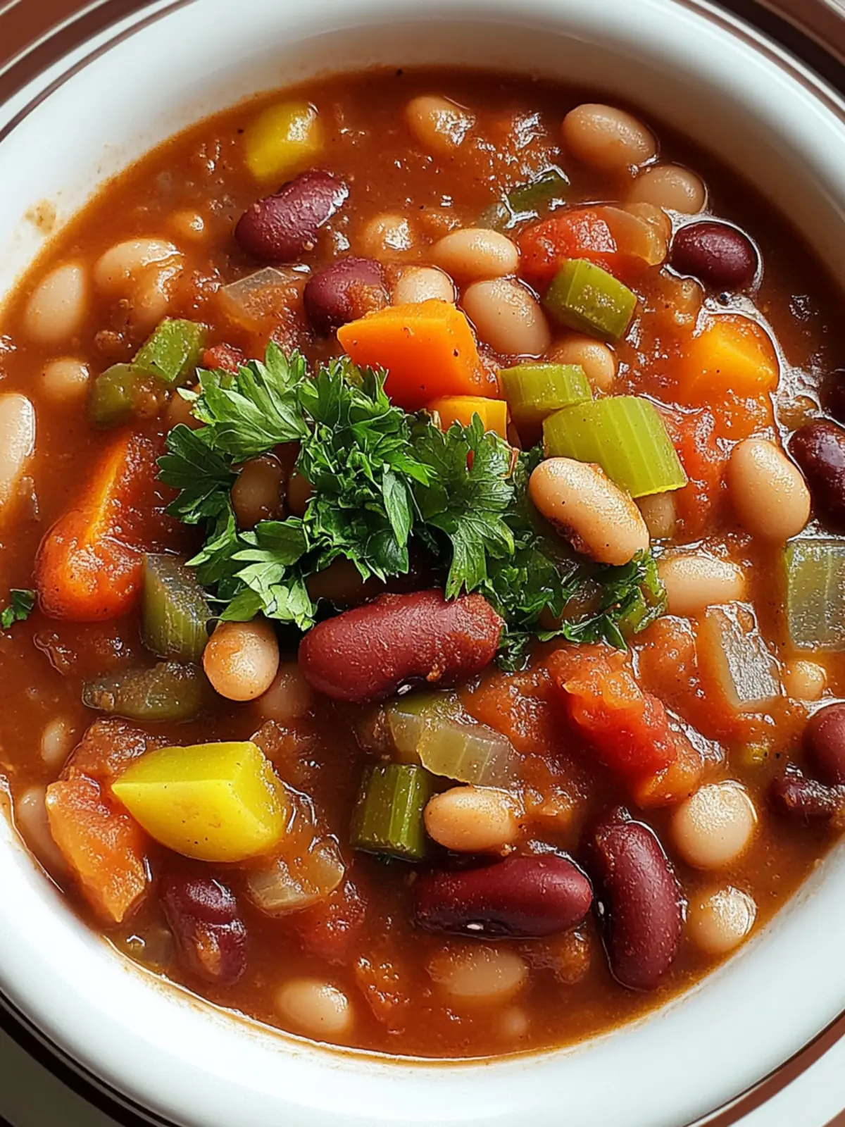 Cozy Up with Hearty Smoky Cowboy Bean Stew Tonight 2 Hearty Smoky Cowboy Bean Stew with Tender Vegetables