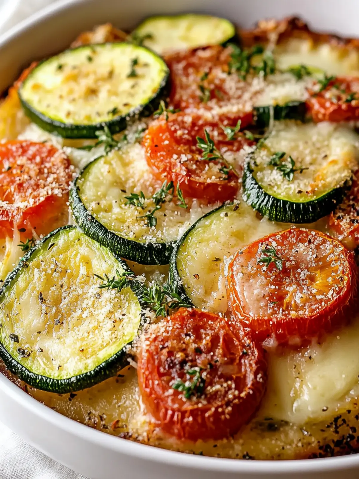 Parmesan Tomato Zucchini Bake: Fresh, Flavorful & Easy! 2 Parmesan Tomato Zucchini Bake