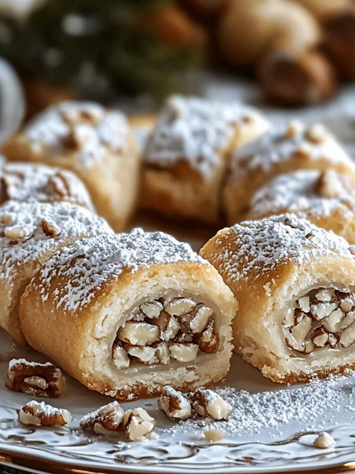 Homemade Italian Nut Roll Cookies for a Nutty Delight 2 Italian Nut Roll Cookies