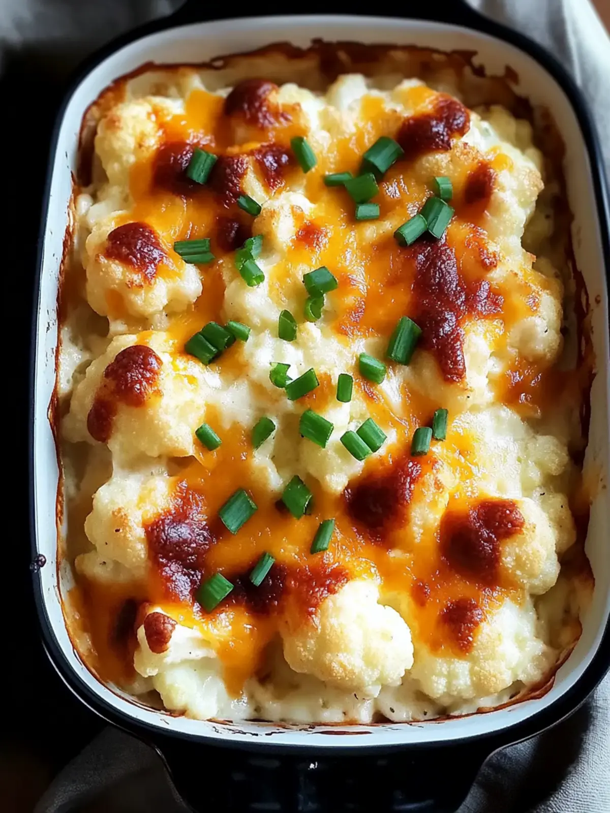 Loaded Creamy Cauliflower Casserole Your New Go-To Comfort Dish 2 Loaded Creamy Cauliflower Casserole