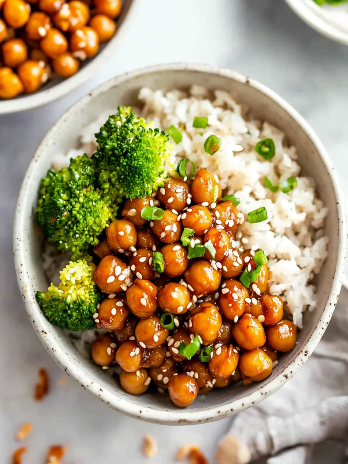 Mouthwatering Vegan Sticky Sesame Chickpeas in 15 Minutes 5 Vegan Sticky Sesame Chickpeas