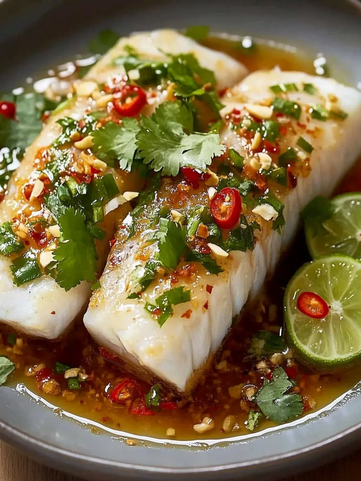 Thai Lime Garlic Fish: A Quick Steamed Delight in 22 Minutes 4 Thai Lime Garlic Fish