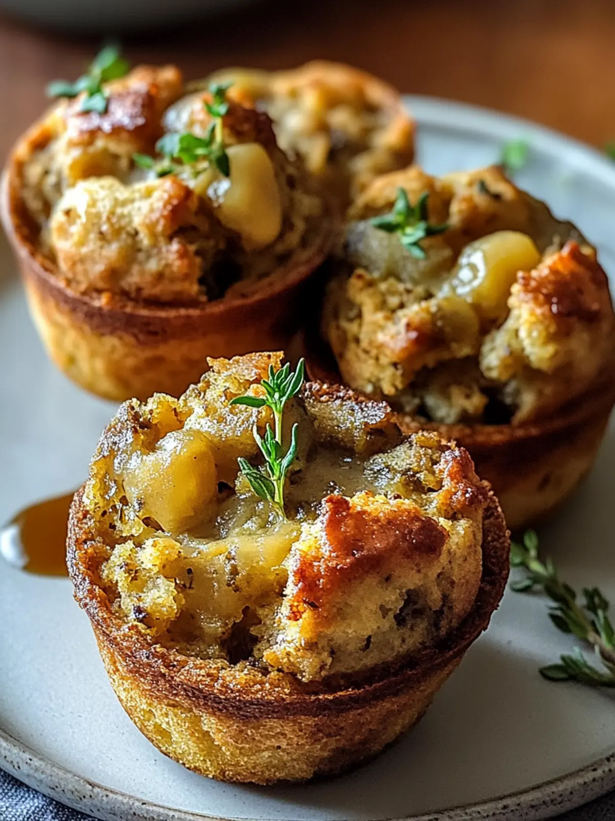 Gravy-Stuffed Stuffing Muffins for Cozy Holiday Feasting 5 Gravy-Stuffed Stuffing Muffins