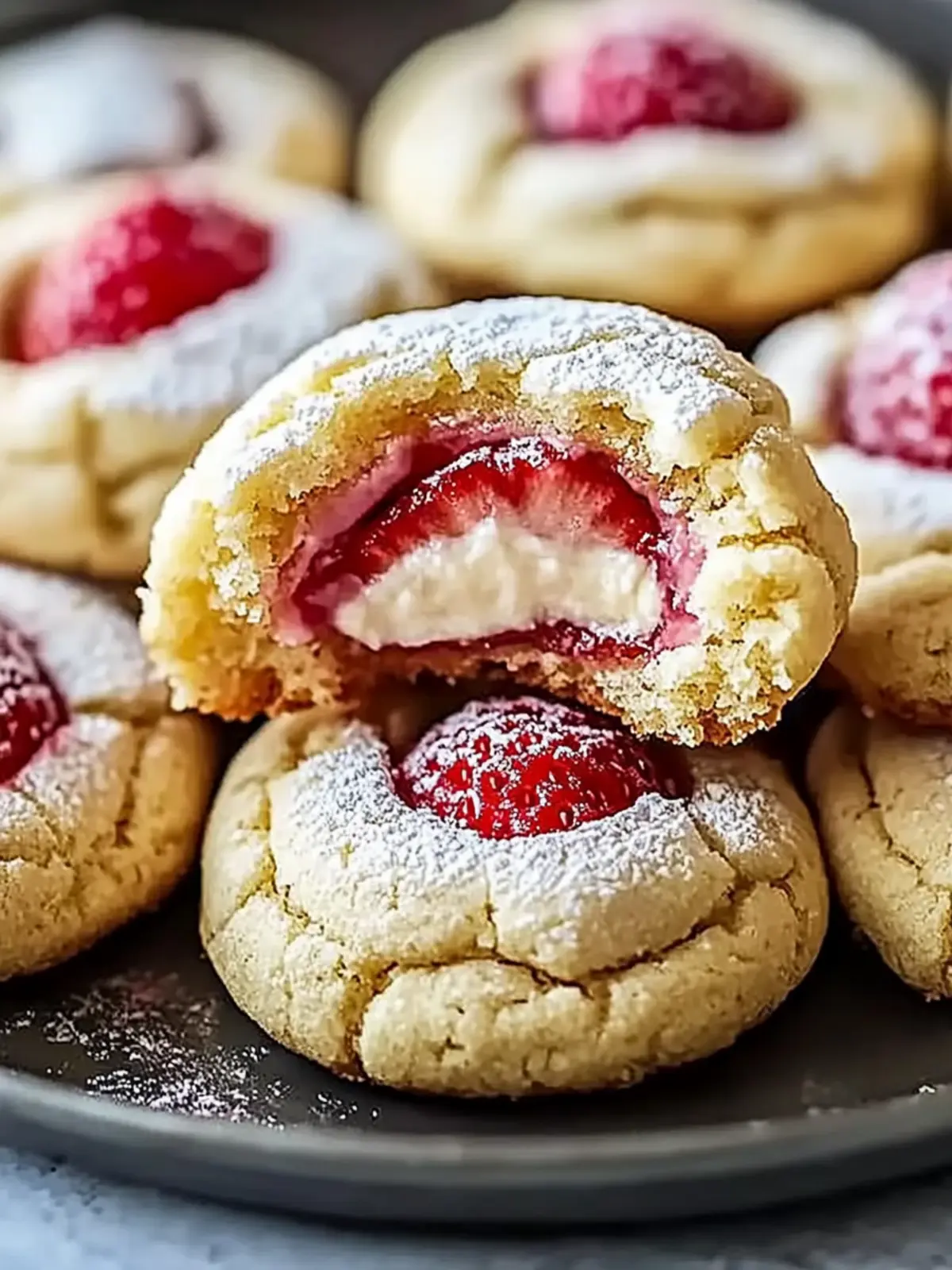 Strawberry Cheesecake Stuffed Cookies You’ll Love Baking Today 3 Strawberry Cheesecake Stuffed Cookies
