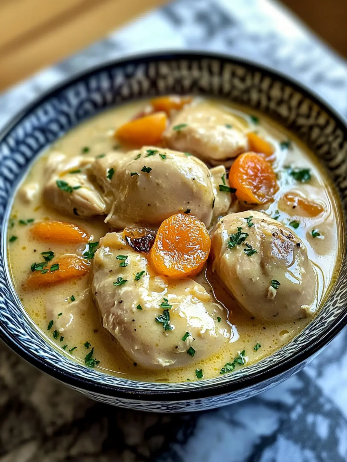 Creamy Chicken with Apricots and Soup: A Weeknight Winner 3 chicken with cream of chicken soup with Dried Apricots