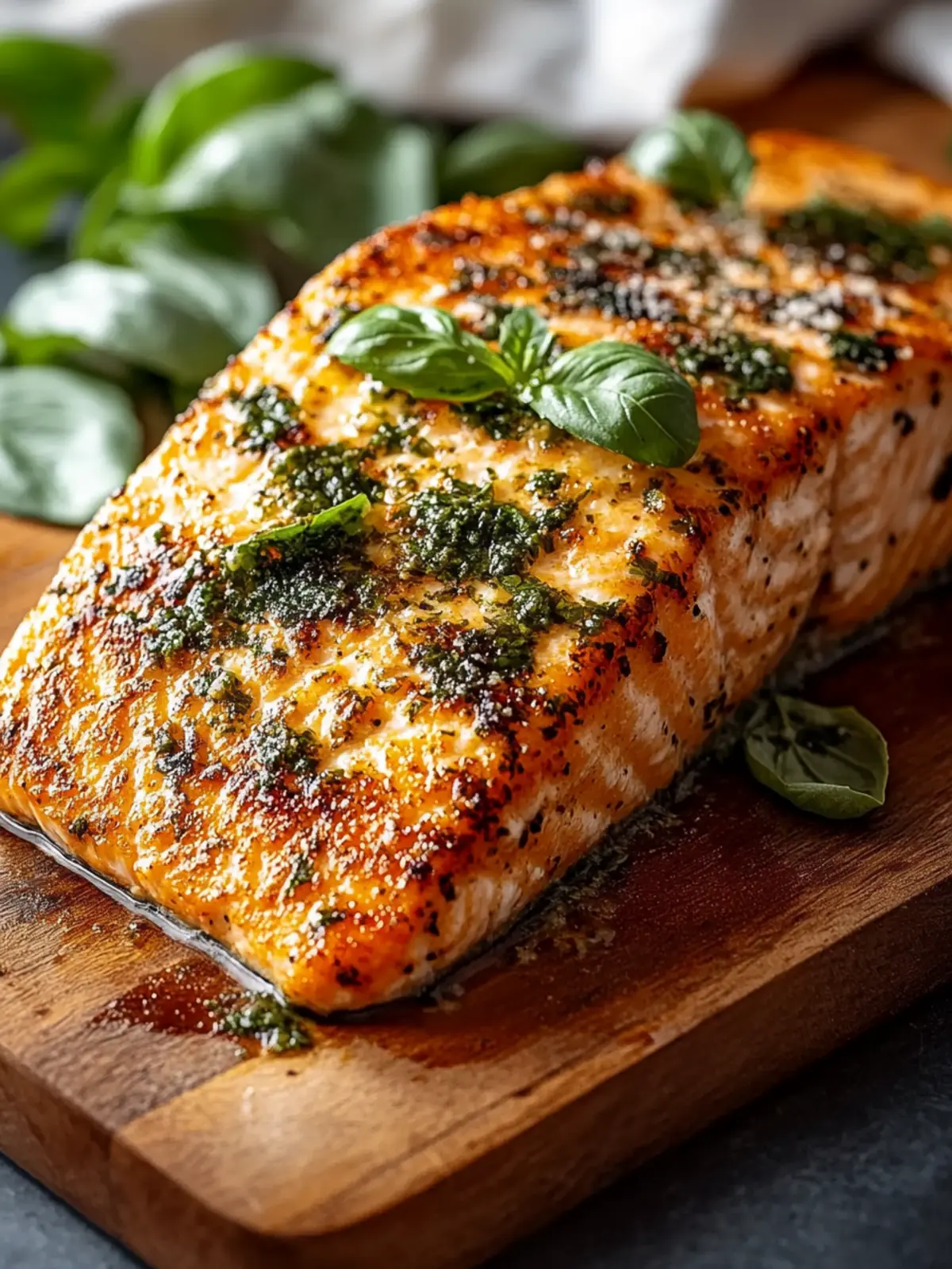 Crispy Parmesan-Basil Air Fryer Salmon in 15 Minutes 3 Parmesan-basil Air Fryer Salmon