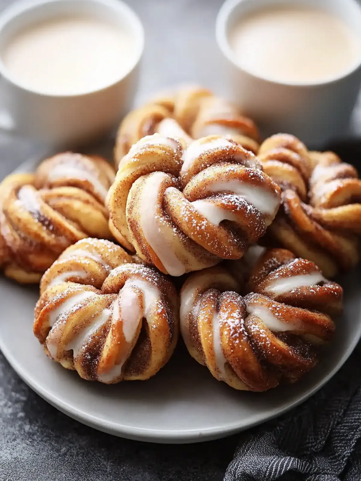 Cinnamon Knots with Coffee Icing Recipe – Your New Breakfast Delight 2 Cinnamon Knots with Coffee Icing Recipe