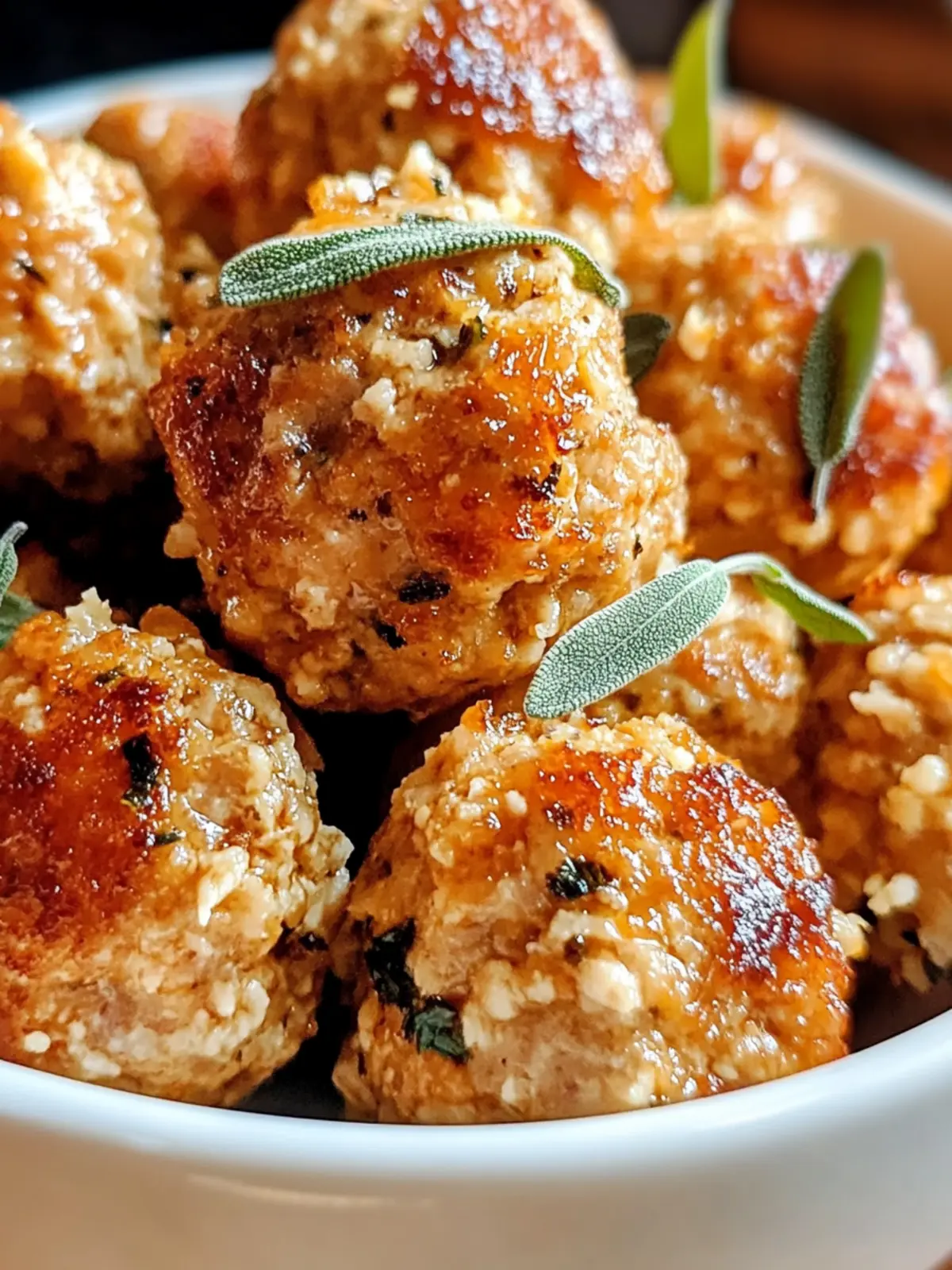 Delicious Pumpkin-Sage Turkey Meatballs for Cozy Fall Nights 3 Pumpkin-Sage Turkey Meatballs