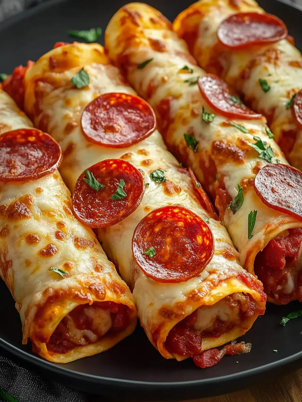 Cheesy Pepperoni Pizza Roll-Ups with Low-Carb Tortillas Delight 2 Cheesy Pepperoni Pizza Roll-Ups with Low-Carb Tortillas