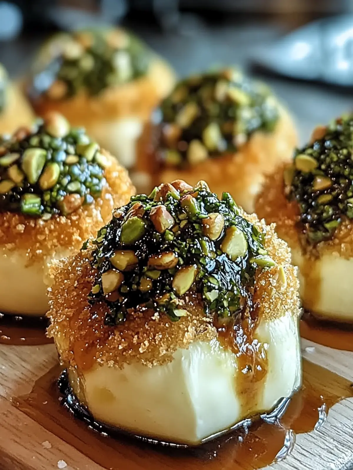 Pistachio-Crusted Brie Bites for Effortless Entertaining 4 Pistachio-Crusted Brie Bites