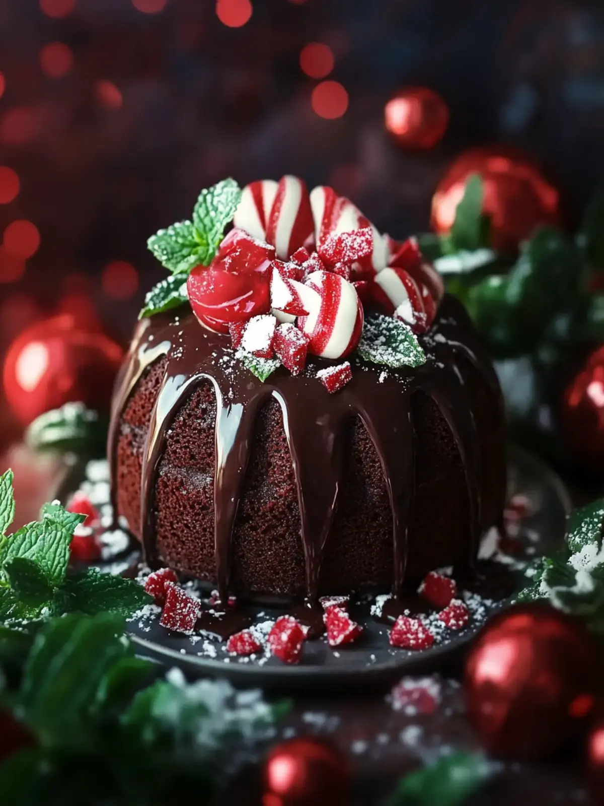 Decadent Vegan Peppermint Chocolate Cake for Sweet Celebrations 3 Vegan Peppermint Chocolate Cake