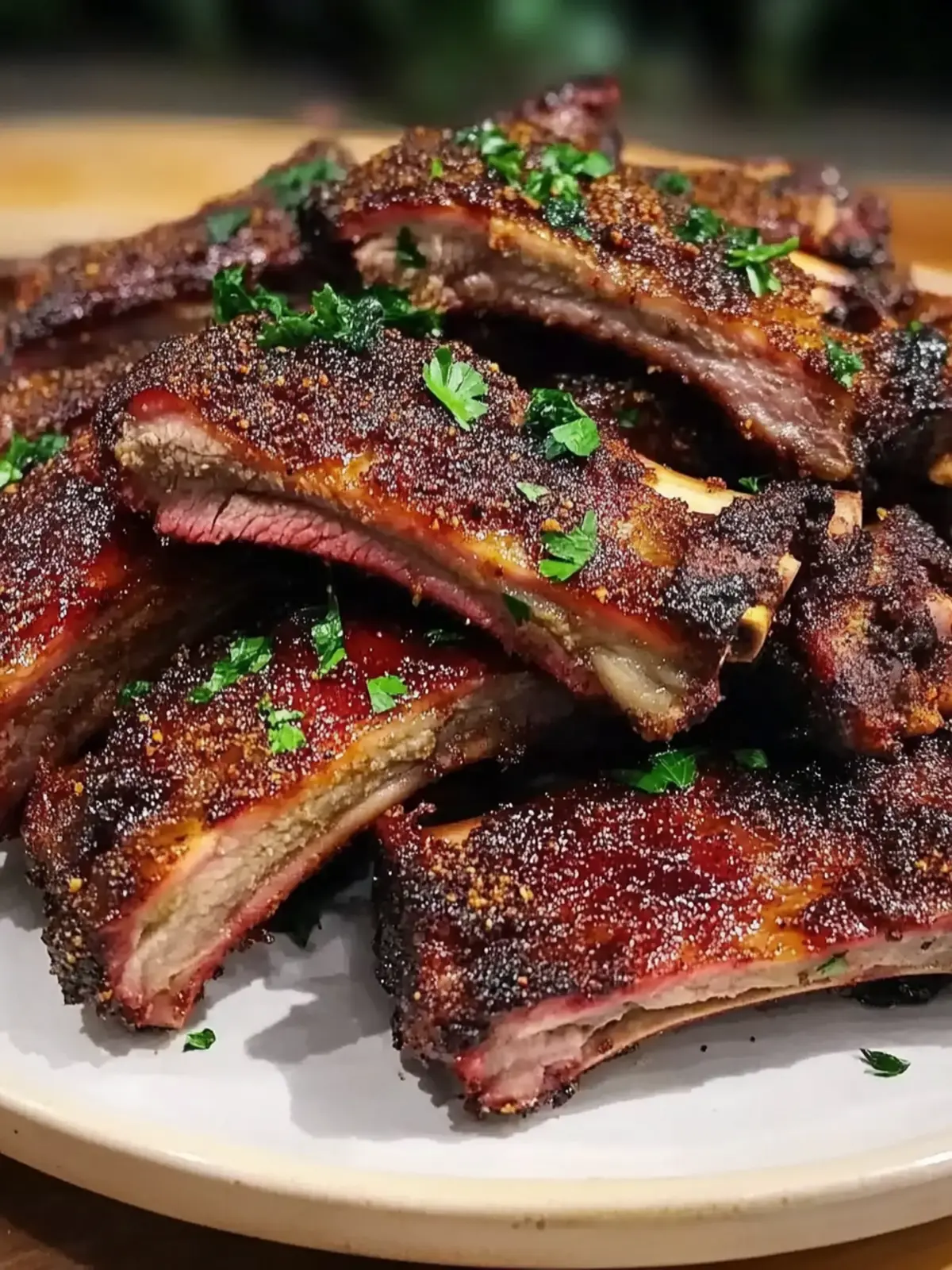 Delicious Smoked Country Style Ribs with Dry Apple Spice Rub 2 Smoked Country Style Ribs with Dry Apple Spice Rub