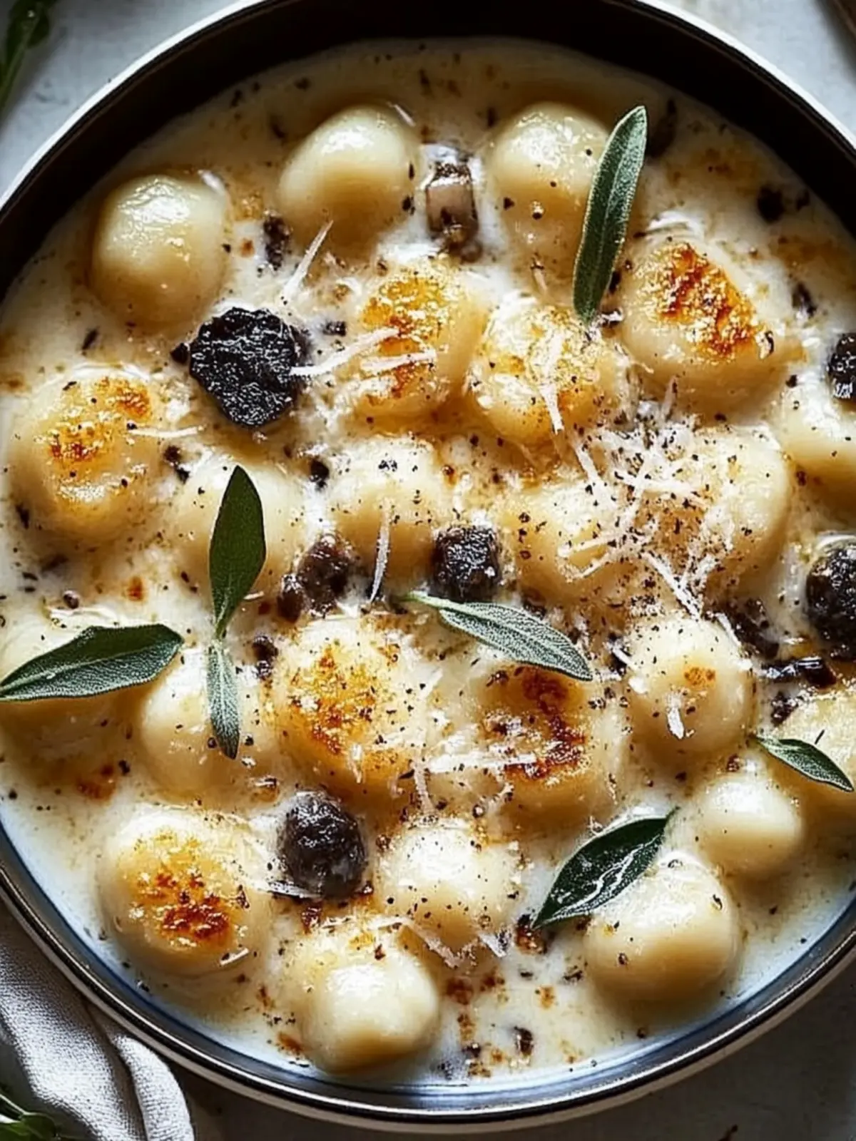 Decadent Gnocchi with Truffle Parmesan Sauce You’ll Love 2 Gnocchi with Truffle Parmesan Sauce